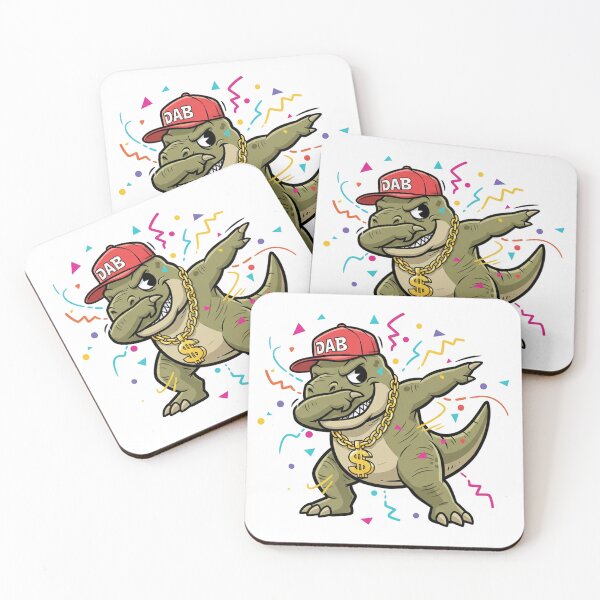 Item preview, Dabbing T-Rex – Funny Hip Hop Dino Party Design designed and sold by DinoPrints-shop.