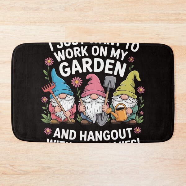 Item preview, Garden Gnome Hangout With My Gnomies Gardener designed and sold by MelSurf.