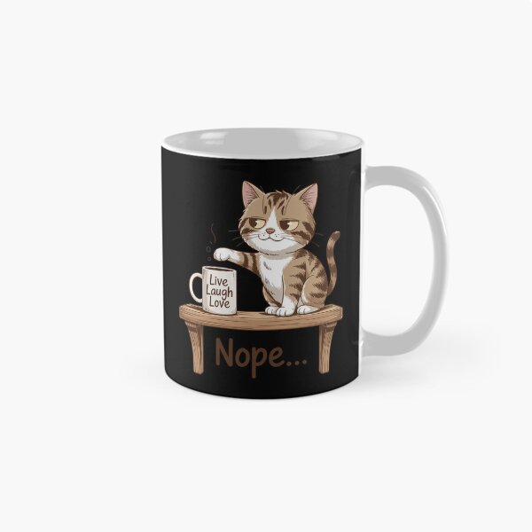 Item preview, Funny Nope Cat – Cat Swipes– Anti-Motivational Humor  designed and sold by ReadySide.