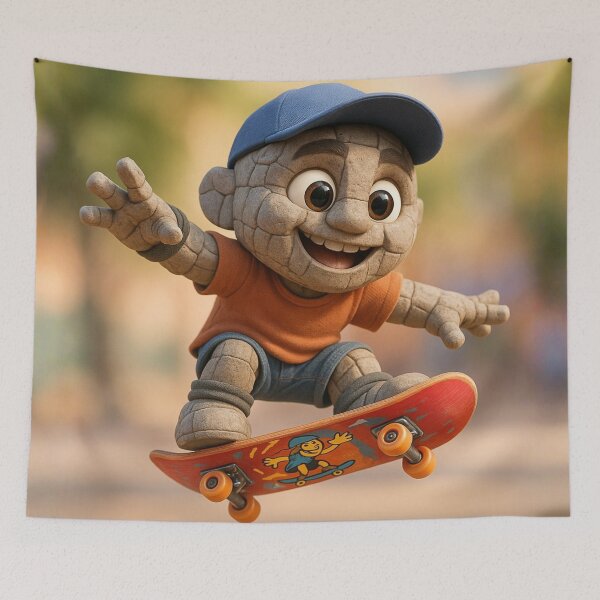 Item preview, Skater Golem Boy designed and sold by Sillytoe.
