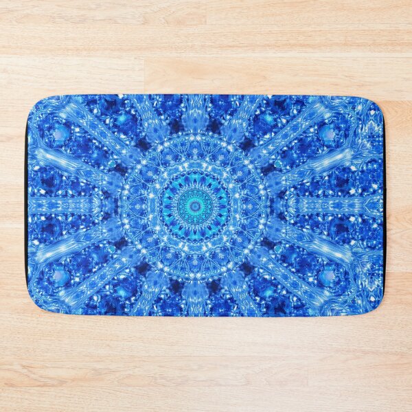 Item preview, Blue Crystal Mandala Kaleidoscope Pattern designed and sold by SassyArtistry.
