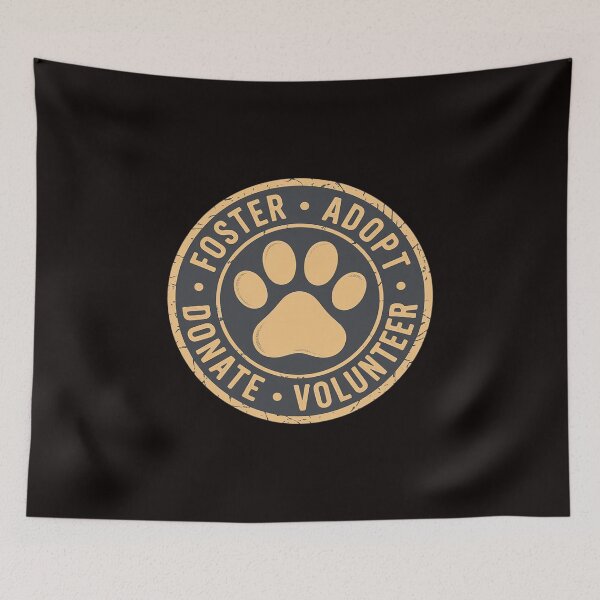 Item preview, Foster. Adopt. Volunteer. Donate. Animal Rescue Dog designed and sold by MelSurf.