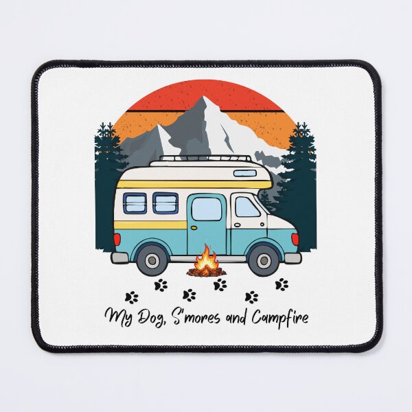 Item preview, My Dog, S'mores and Campfire. Dog and Camping, RV design designed and sold by SofikoDesigns.