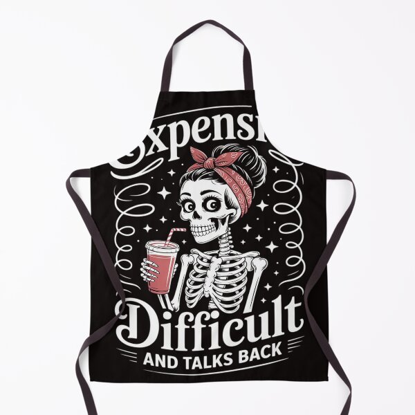 Item preview, Expensive Difficult And Talks Back Messy Bun Skeleton designed and sold by MelSurf.