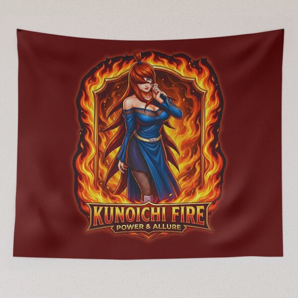 Item preview, Mei Terumī: Fifth Mizukage Kunoichi Fire designed and sold by Artistic canvas store.