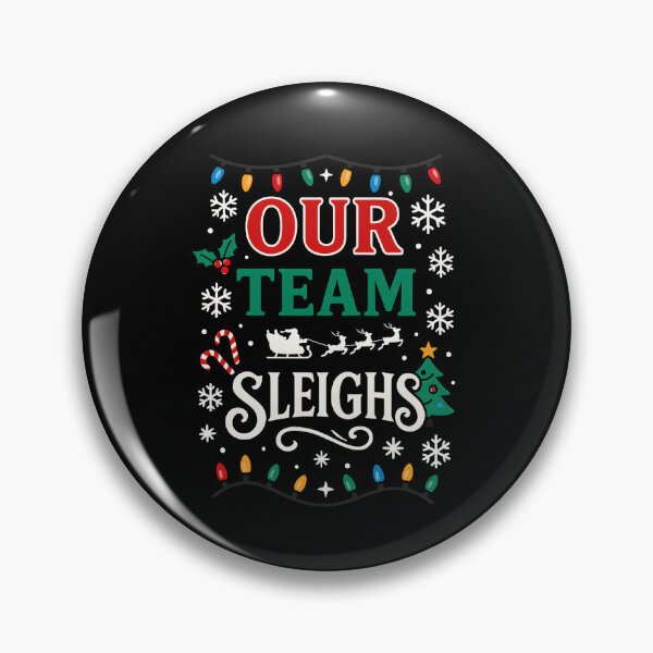 Item preview, Cool Team Christmas Shirt Our Team Sleighs, office holiday party gift, festive work crew humor graphic tee designed and sold by saloui.