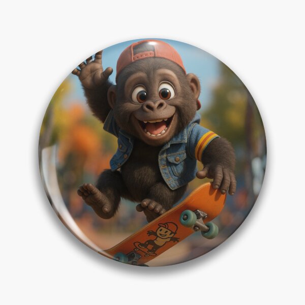 Item preview, Skater Gorilla designed and sold by Sillytoe.