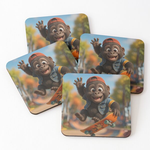 Item preview, Skater Gorilla designed and sold by Sillytoe.