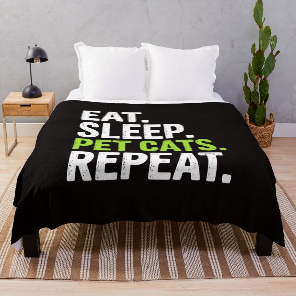 Item preview, Eat Sleep Pet Cats Lover Owner designed and sold by MelSurf.