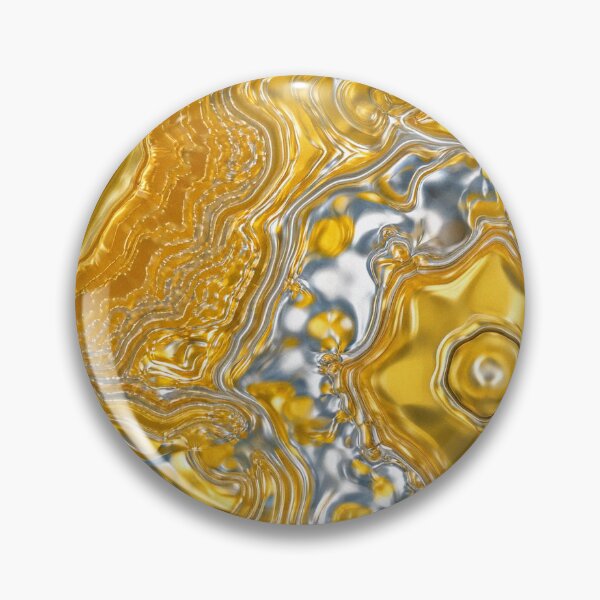 Item preview, Gold Silver Molten Pattern designed and sold by SassyArtistry.
