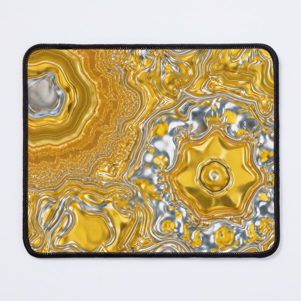 Item preview, Gold Silver Molten Pattern designed and sold by SassyArtistry.
