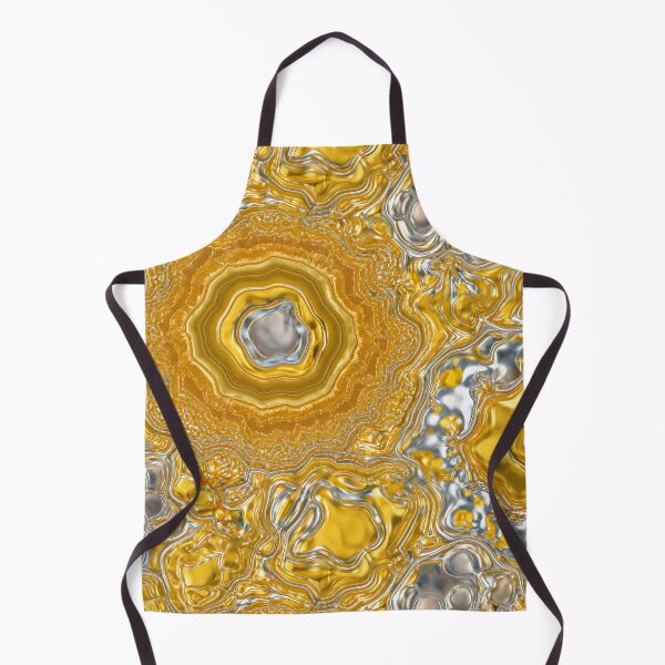 Item preview, Gold Silver Molten Pattern designed and sold by SassyArtistry.