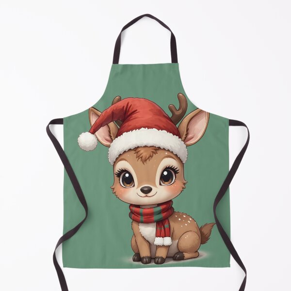 Item preview, Cute Roe Deer Christmas Kawaii Art designed and sold by wildexperience.