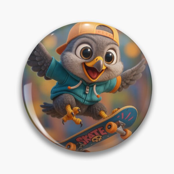 Item preview, Skater Goshawk Hawk designed and sold by Sillytoe.