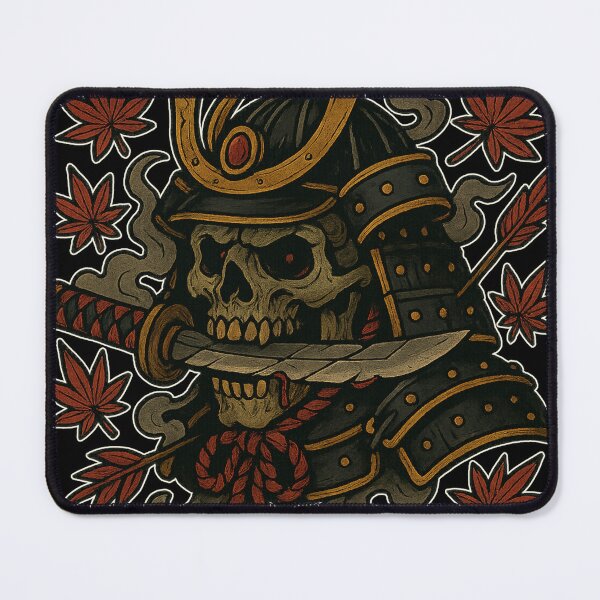 Item preview, Undead Samurai | Neo-Traditional Tattoo Art designed and sold by uNORTHODOX72.