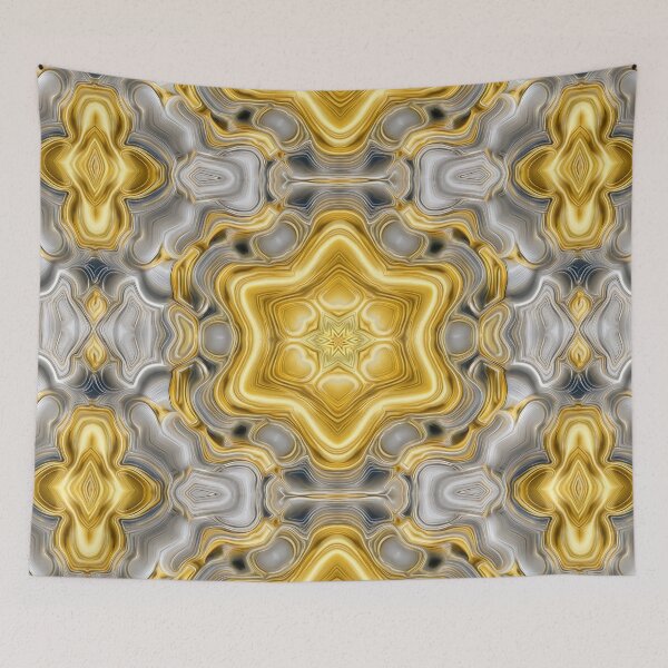 Item preview, Gold Silver Star Pattern designed and sold by SassyArtistry.