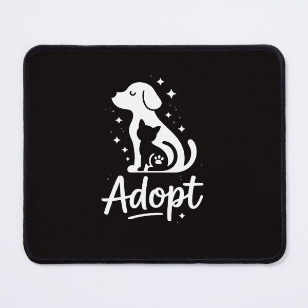 Item preview, Dog Adopt Art For Men Women Cat Rescue Pet Animal Adoption designed and sold by ControlCenter.