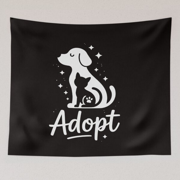 Item preview, Dog Adopt Art For Men Women Cat Rescue Pet Animal Adoption designed and sold by ControlCenter.