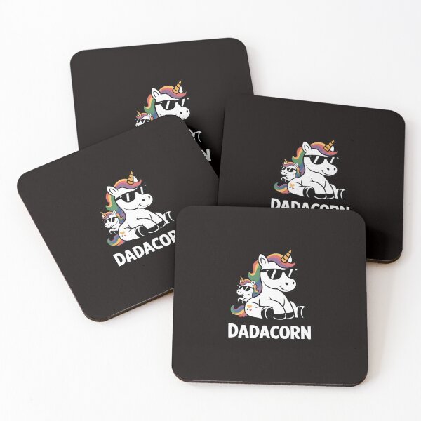 Item preview, Dadacorn - Unicorn Dad and Baby Christmas Papa Father's Day designed and sold by ControlCenter.