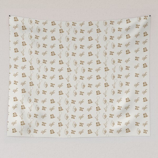 Item preview,  Vintage Winnie the Pooh with Piglet, Tiger & Hunny Drawn designed and sold by Cristina Galerina.