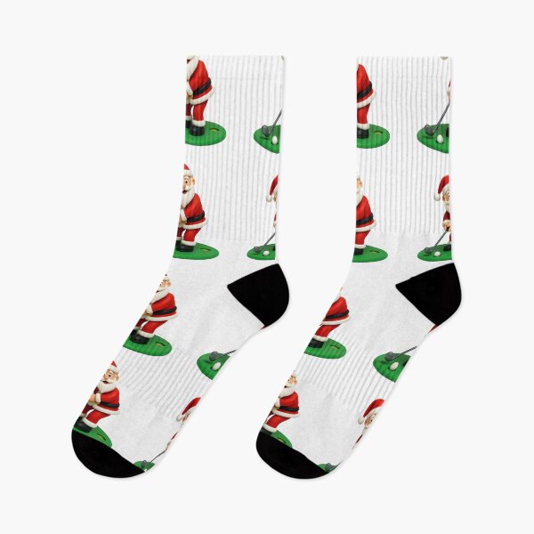 Item preview, Santa playing golf designed and sold by Nomad-Maynard.