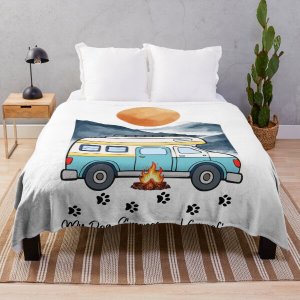 Item preview, My Dog, S'mores and Campfire. Dog and Camping, RV design designed and sold by SofikoDesigns.