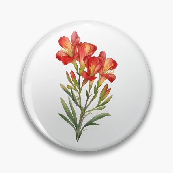 Item preview, Red Freesia designed and sold by HOMETOWN86.