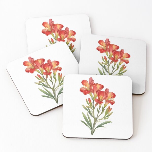Item preview, Red Freesia designed and sold by HOMETOWN86.