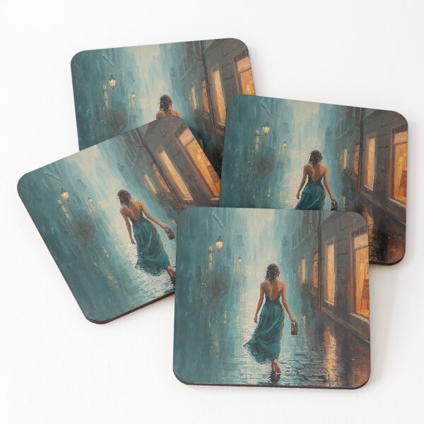 Item preview, Woman Walking Alone in Rainy City designed and sold by NIVEX.