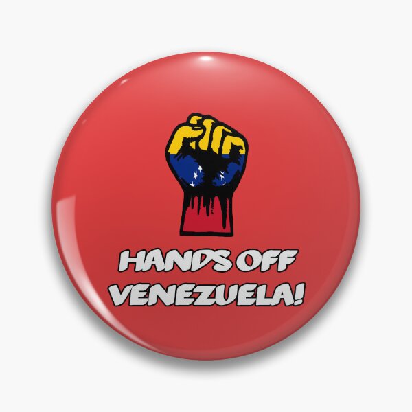 Item preview, Hands Off Venezuela Poster | Anti-Imperialist Fist Flag Design - Solidarity With Venezuela Art, Anti-Sanctions Print & Bolivarian Revolution Stickers designed and sold by RevolutionToday.
