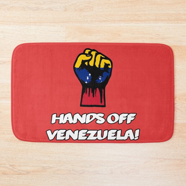 Item preview, Hands Off Venezuela Poster | Anti-Imperialist Fist Flag Design - Solidarity With Venezuela Art, Anti-Sanctions Print & Bolivarian Revolution Stickers designed and sold by RevolutionToday.