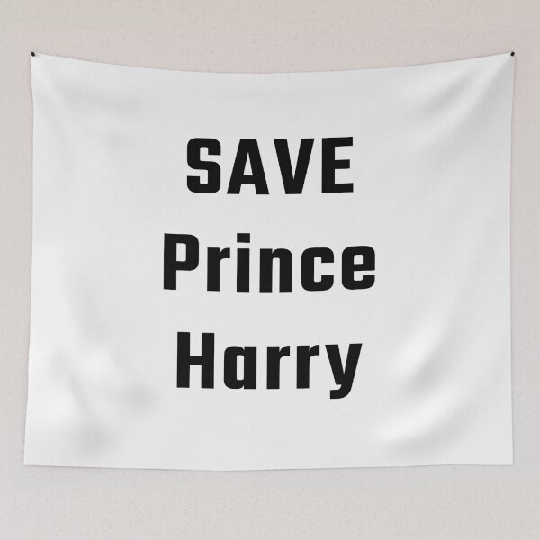 Item preview, Save Prince Harry in Black designed and sold by NoMatterLab.