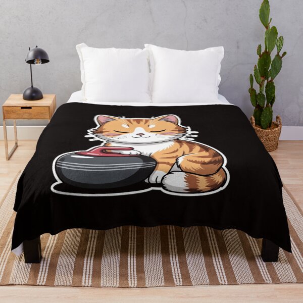 Item preview, Curler Cat I Cat Curling I Curling Player designed and sold by ControlCenter.