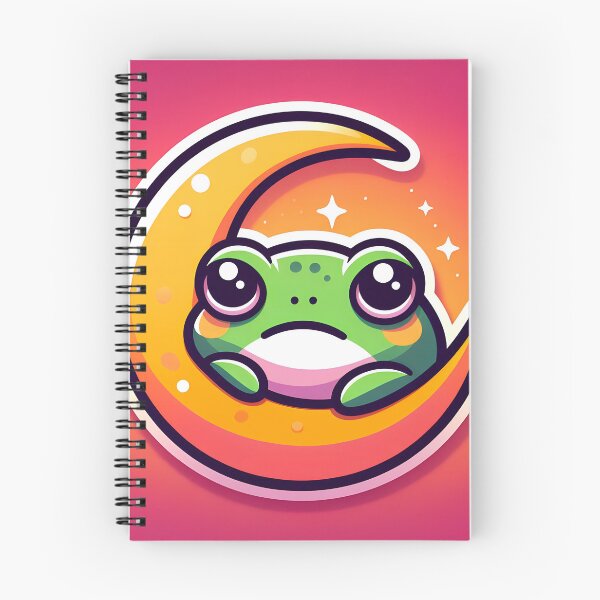 Item preview, Frog in the moon. designed and sold by BowlerHatCloud.