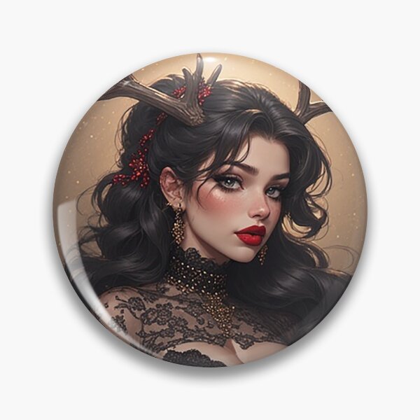 Item preview, Gothmas Holiday Vixen — Dark Christmas Pin-Up with Gothic Glam designed and sold by Mark Mentzer.