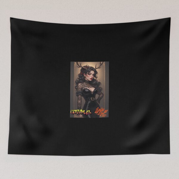 Item preview, Gothmas Holiday Vixen — Dark Christmas Pin-Up with Gothic Glam designed and sold by Mark Mentzer.