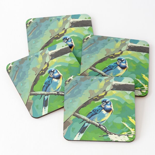 Item preview, Blue Jay in Tree designed and sold by tomorrowsart.
