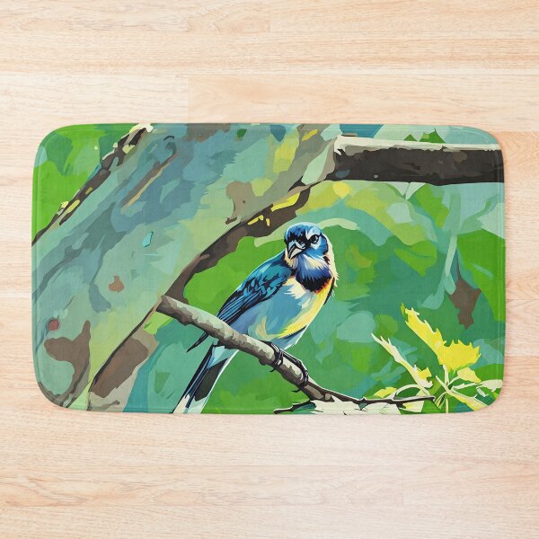 Item preview, Blue Jay in Tree designed and sold by tomorrowsart.