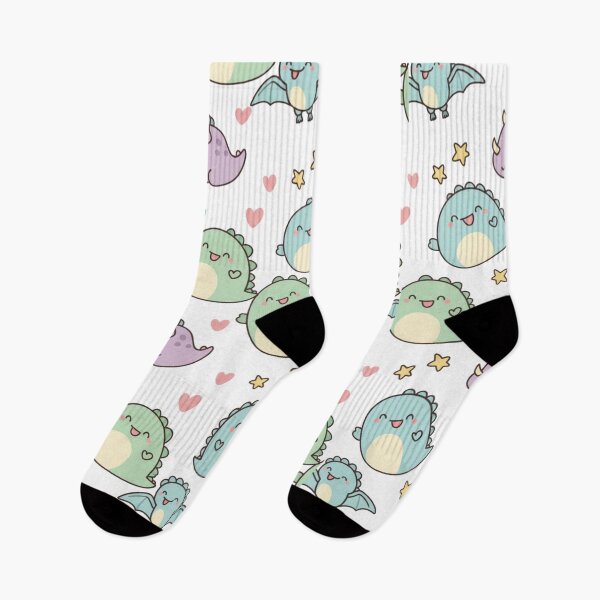 Item preview, Cute Pastel Dinosaur Pattern – Kawaii Dino Seamless Design designed and sold by DinoPrints-shop.