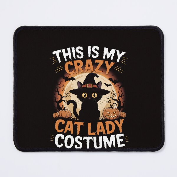 Item preview, Crazy Cat Lady Black Cat Halloween Day designed and sold by RatCurry.
