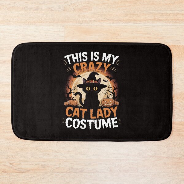 Item preview, Crazy Cat Lady Black Cat Halloween Day designed and sold by RatCurry.
