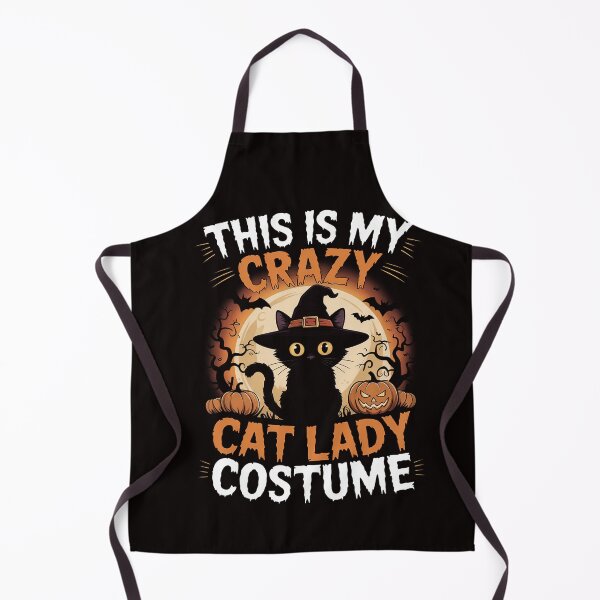 Item preview, Crazy Cat Lady Black Cat Halloween Day designed and sold by RatCurry.