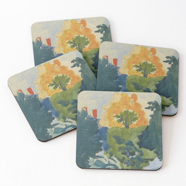 Item preview, Sunset by Charles Ephraim Burchfield designed and sold by HiddenWalnuts.