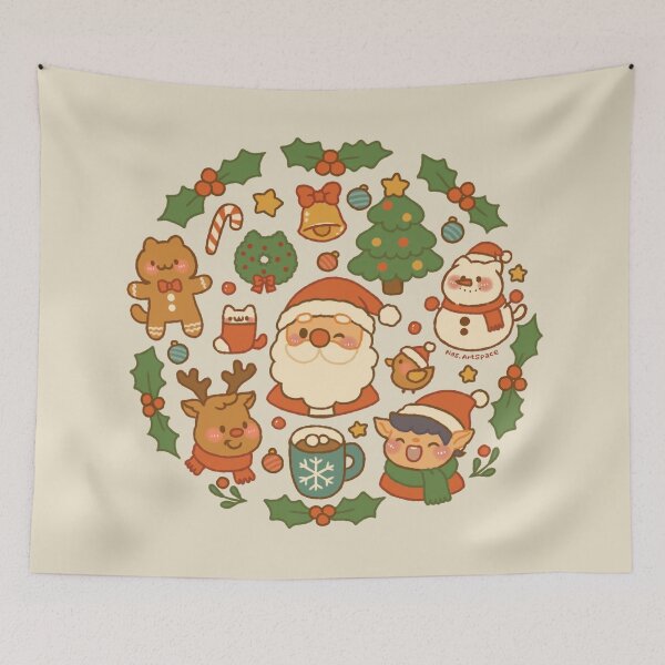 Item preview, Cute Christmas Icon designed and sold by NasDoodleArt.