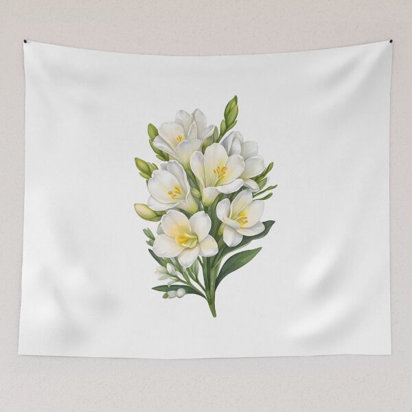 Item preview, White Freesia designed and sold by HOMETOWN86.