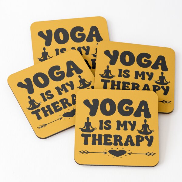 Item preview, Yoga Is My Therapy. Funny Yoga Quote. Meditation Therapy.  designed and sold by DesignHouse07.