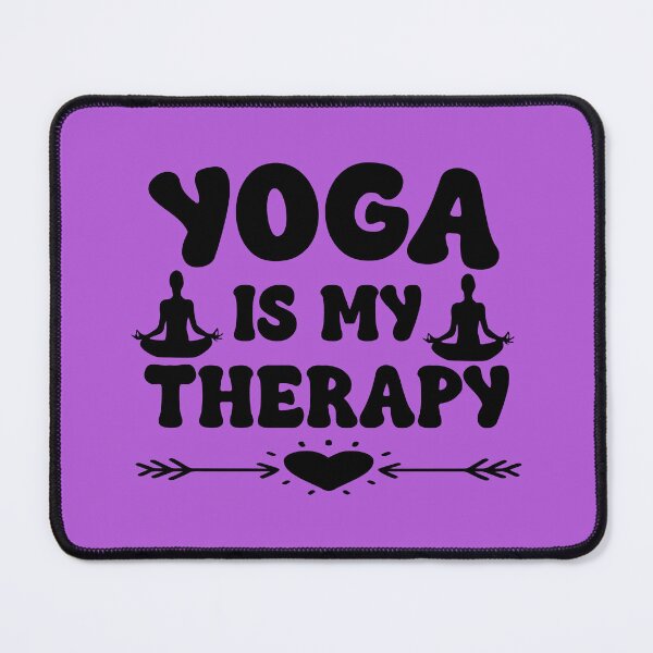 Item preview, Yoga Is My Therapy. Funny Yoga Quote. Meditation Therapy.  designed and sold by DesignHouse07.
