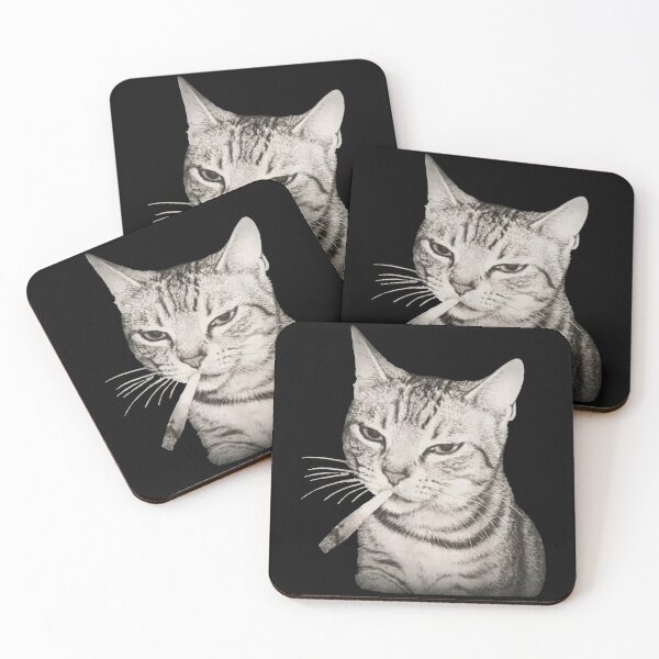 Item preview, Cat Smoking Meme  designed and sold by BASKF.