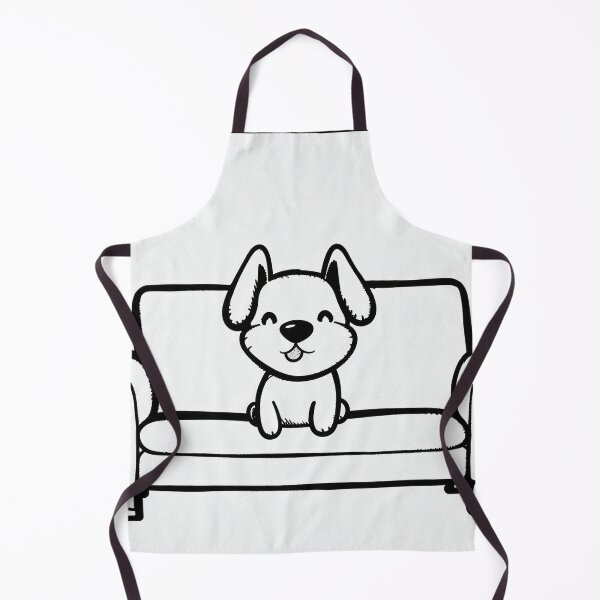 Item preview, Cute Puppy on Sofa Line Art designed and sold by SassyArtistry.