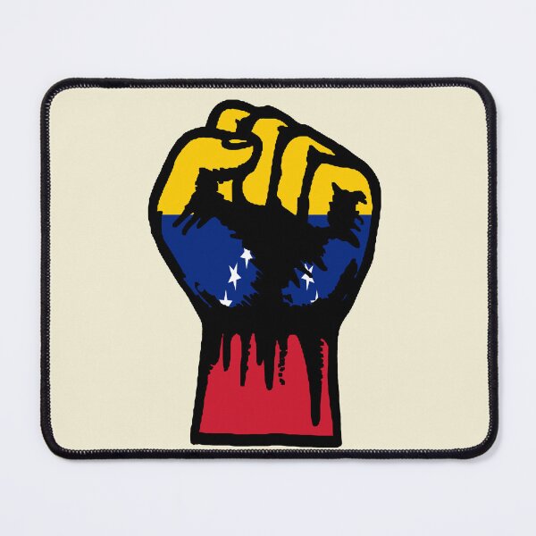 Item preview, Venezuelan Flag Fist Art Print | Solidarity With Venezuela Poster - Anti-Imperialist Symbol, Bolivarian Revolution Wall Art & Protest Power Stickers designed and sold by RevolutionToday.